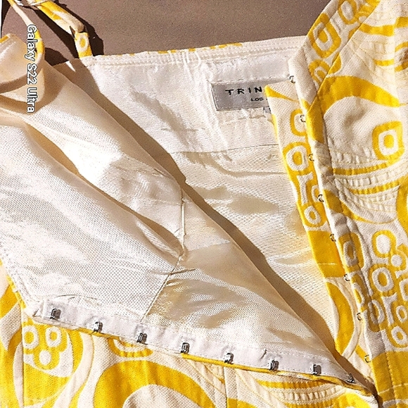 EUC TRINA TURK Poolside Gossip Hook & Eye Front Closure Tank - Picture 2 of 4